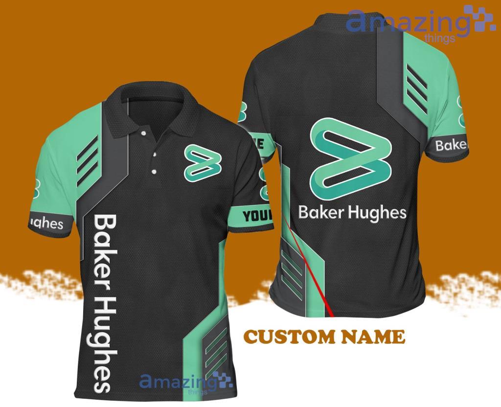 Custom Name Baker Hughes Logo Distinctive Polo Shirt Gift For Men And Women image Custom Name Baker Hughes Logo Distinctive Polo Shirt Gift For Men And Women Product Photo 1