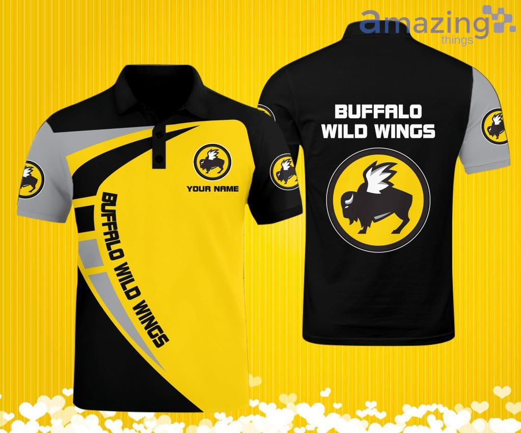 Custom Name Buffalo Wild Wings Logo Distinctive Polo Shirt Gift For Men And Women image Custom Name Buffalo Wild Wings Logo Distinctive Polo Shirt Gift For Men And Women Product Photo 1