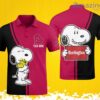 Snoopy Custom Name Burlington Logo Trendy Sport Polo Shirt Gift For Men And Women