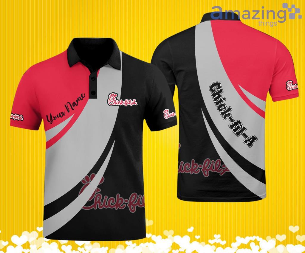 Custom Name Chick Fil A Logo Trendy Sport Polo Shirt Gift For Men And Women image Custom Name Chick-Fil-A Logo Trendy Sport Polo Shirt Gift For Men And Women Product Photo 1