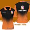 Custom Name D U N K I N’ D O N U T S Logo Latest Beach Style Polo Shirt Gift For Men And Women