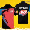 Custom Name Dairy Queen Logo Trendy Sport Polo Shirt Gift For Men And Women