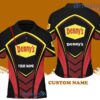 Custom Name Denny’s Logo Interactive Pattern Polo Shirt Gift For Men And Women