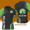 Custom Name Dollar Tree Logo Vibrant Polo Shirt Gift For Men And Women