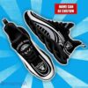 Custom Name Las Vegas Raiders NFL Max Soul Shoes Sneakers Personalized Gift