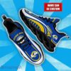 Custom Name Los Angeles Rams NFL Max Soul Shoes Sneakers Personalized Gift