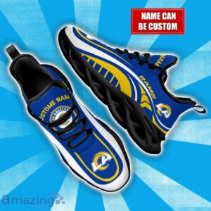 Custom Name Los Angeles Rams NFL Max Soul Shoes Sneakers Personalized Gift Product Photo 1