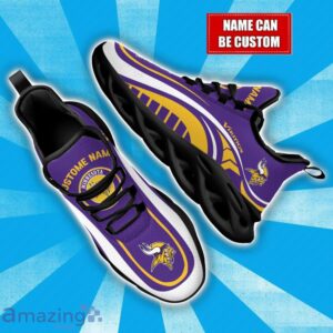Custom Name Minnesota Vikings NFL Max Soul Shoes Sneakers Personalized Gift Product Photo 1