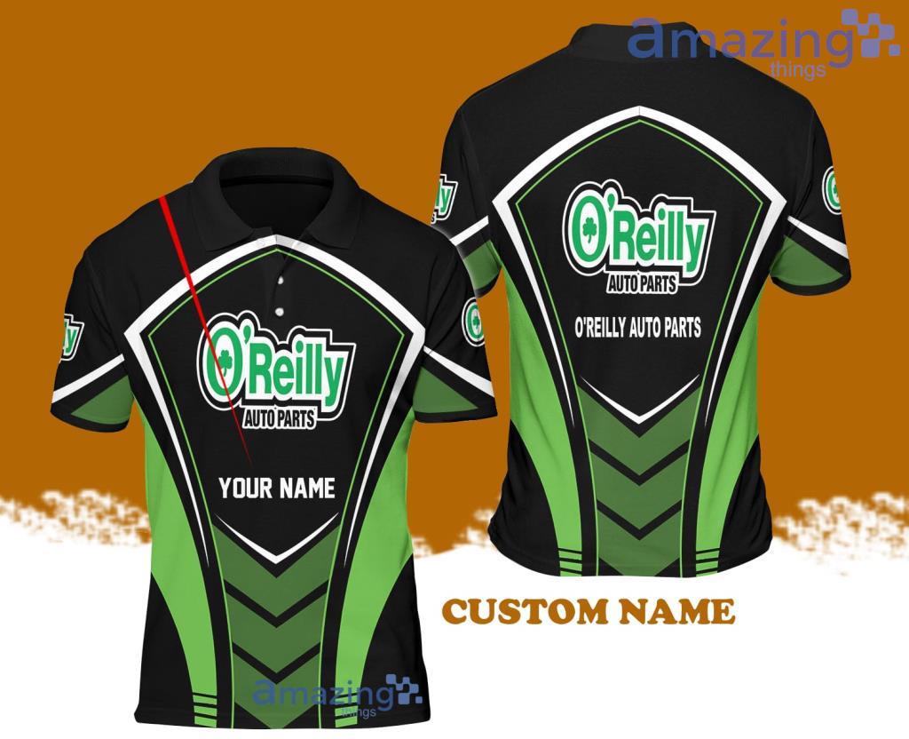 Custom Name O'reilly Auto Parts Logo Interactive Pattern Polo Shirt Gift For Men And Women image Custom Name O'reilly Auto Parts Logo Interactive Pattern Polo Shirt Gift For Men And Women