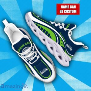 Custom Name Seattle Seahawks NFL Max Soul Shoes Sneakers Personalized Gift Product Photo 2