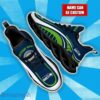 Custom Name Seattle Seahawks NFL Max Soul Shoes Sneakers Personalized Gift