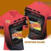 Custom Name Sonic Drive-In Logo Surreal Pattern Polo Shirt Gift For Men And Women