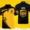 Custom Name Ups Logo Distinctive Pattern Polo Shirt Gift For Men And Women