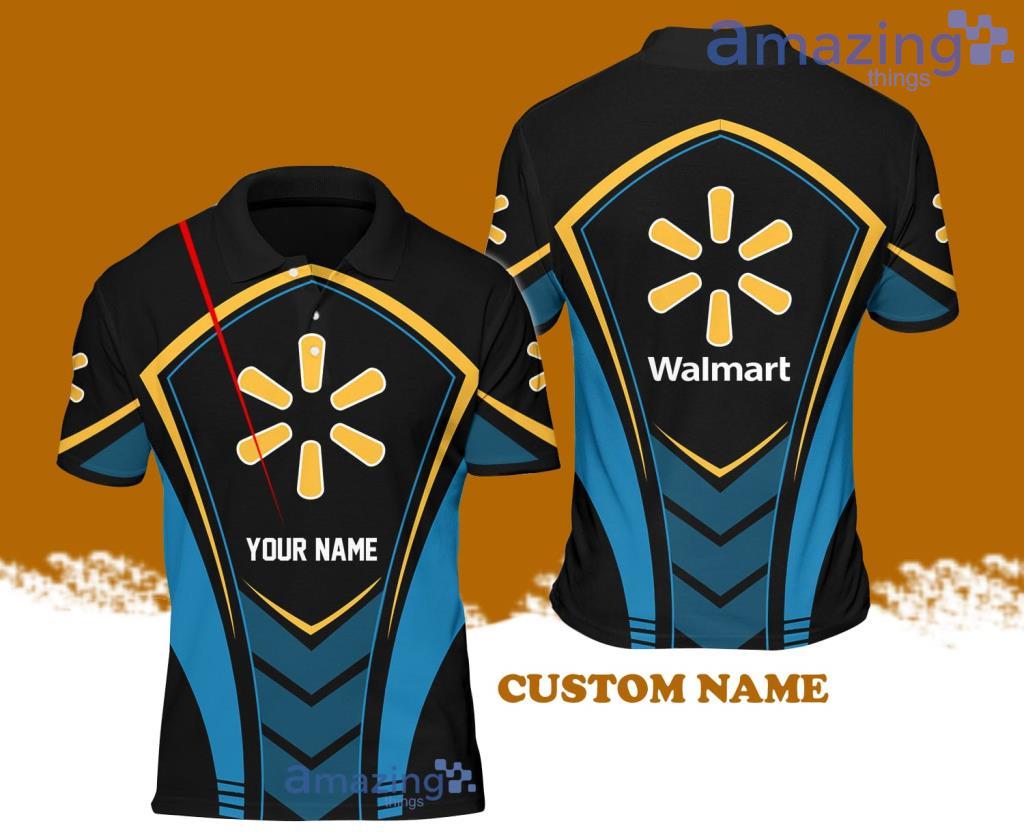 Custom Name Walmart Logo Interactive Pattern Polo Shirt Gift For Men And Women image Custom Name Walmart Logo Interactive Pattern Polo Shirt Gift For Men And Women Product Photo 1