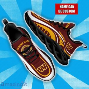 Custom Name Washington Commanders NFL Max Soul Shoes Sneakers Personalized Gift Product Photo 1