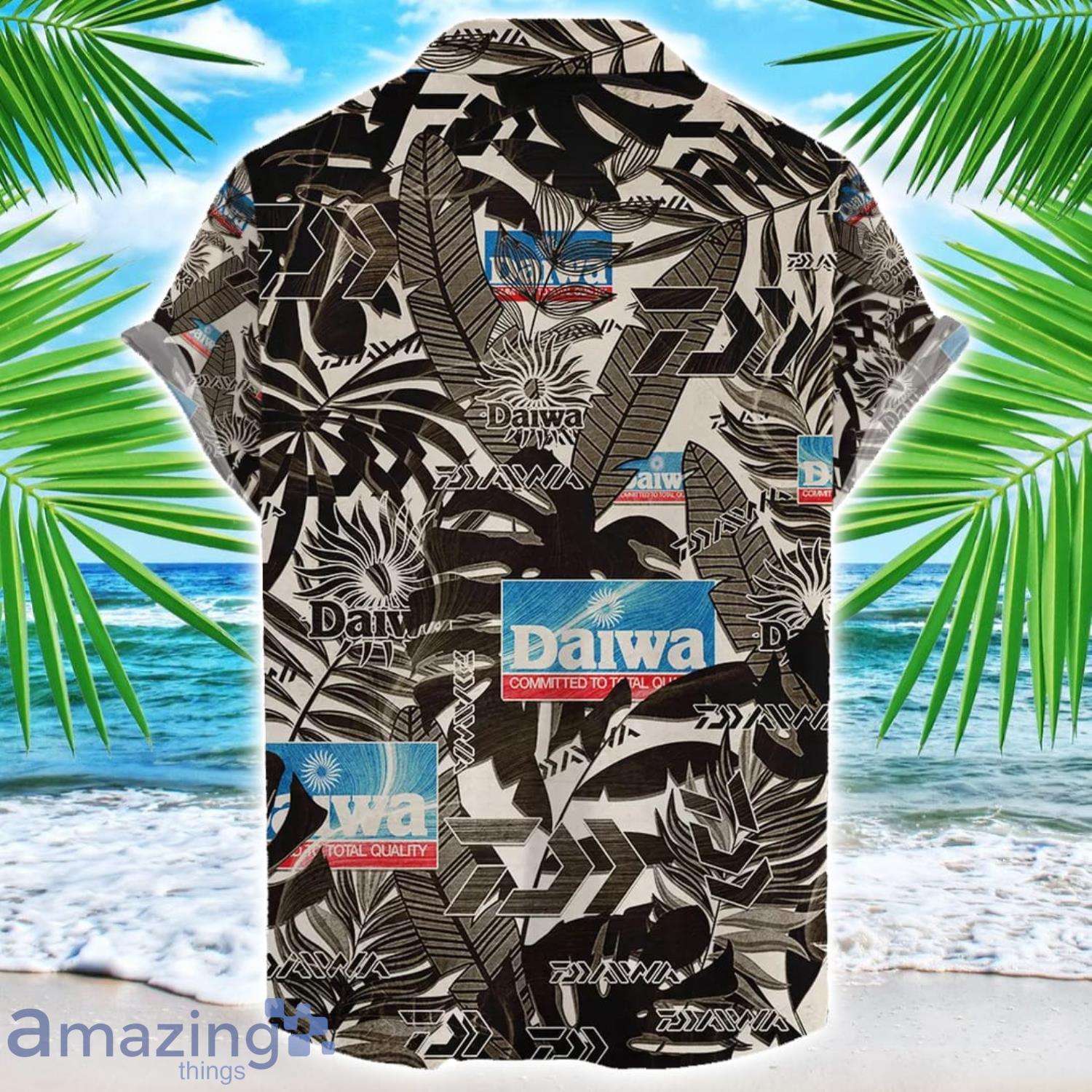 Daiwa Fishing Retro Logo Hawaiian Shirt For Men And Women Summer Gift image Daiwa Fishing Retro Logo Hawaiian Shirt For Men And Women Summer Gift Product Photo 2