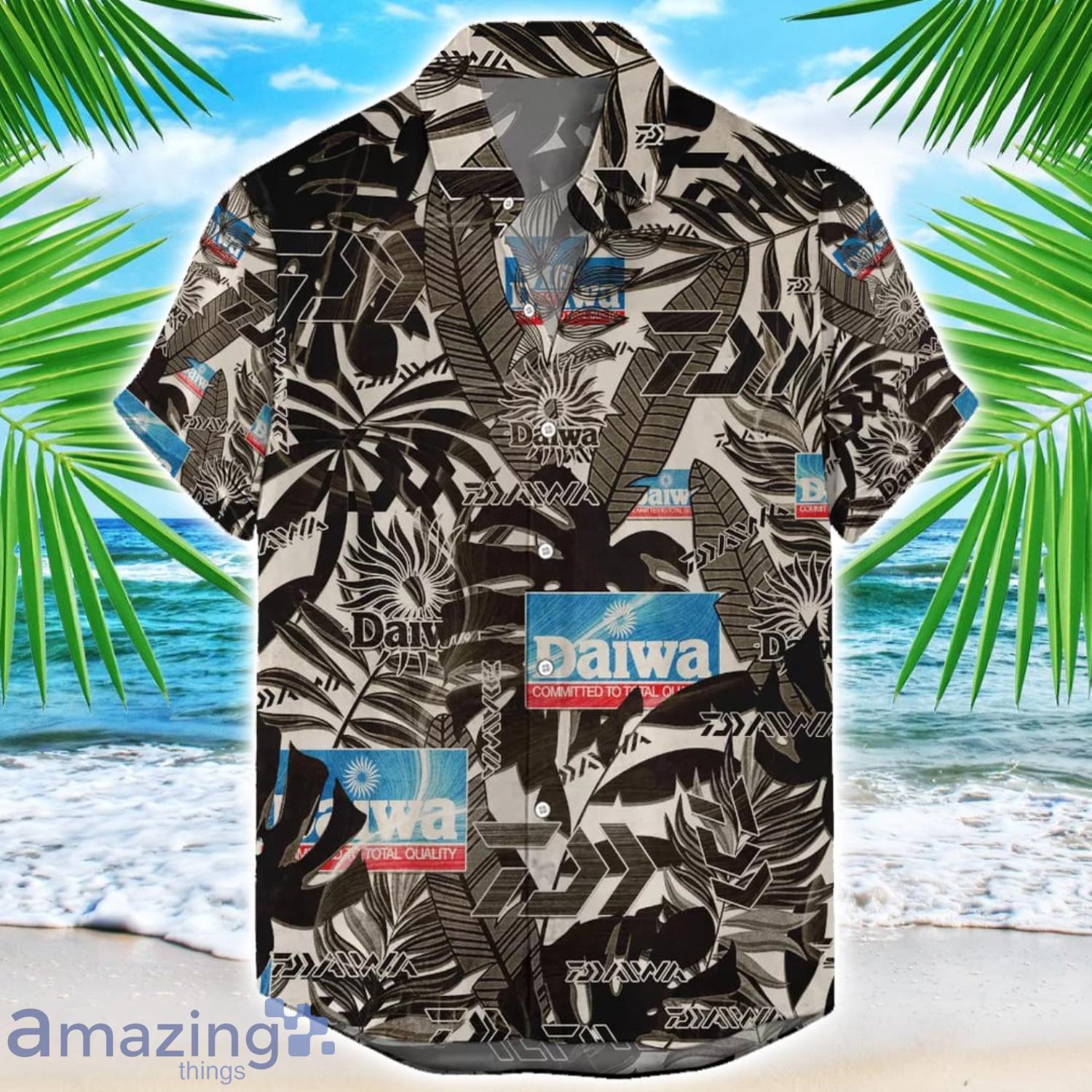 Daiwa Fishing Retro Logo Hawaiian Shirt For Men And Women Summer Gift image Daiwa Fishing Retro Logo Hawaiian Shirt For Men And Women Summer Gift Product Photo 1