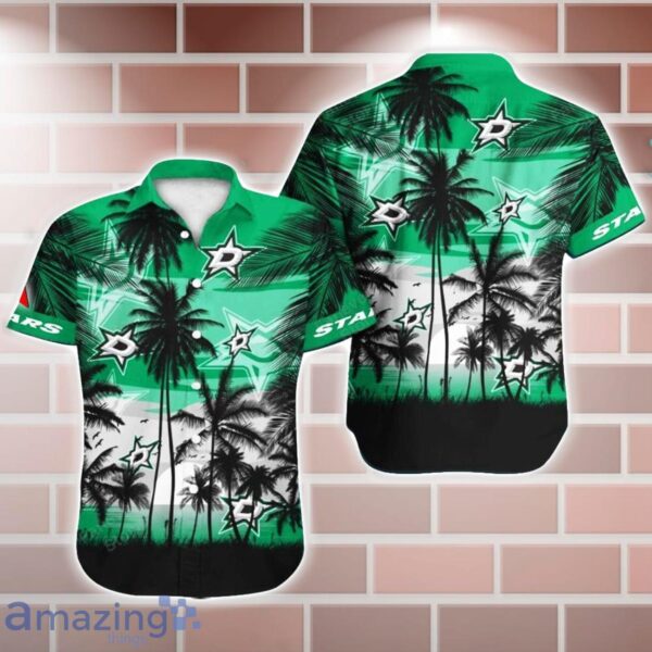 Dallas Stars NHL Hawaii Coconut And Logo Full Printed Hawaiian Shirt Product Photo 1