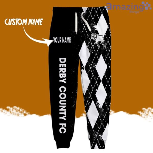 Derby County Logo Brand Long Pant 3D Printed Flattering Figure Custom Name Gift Product Photo 2