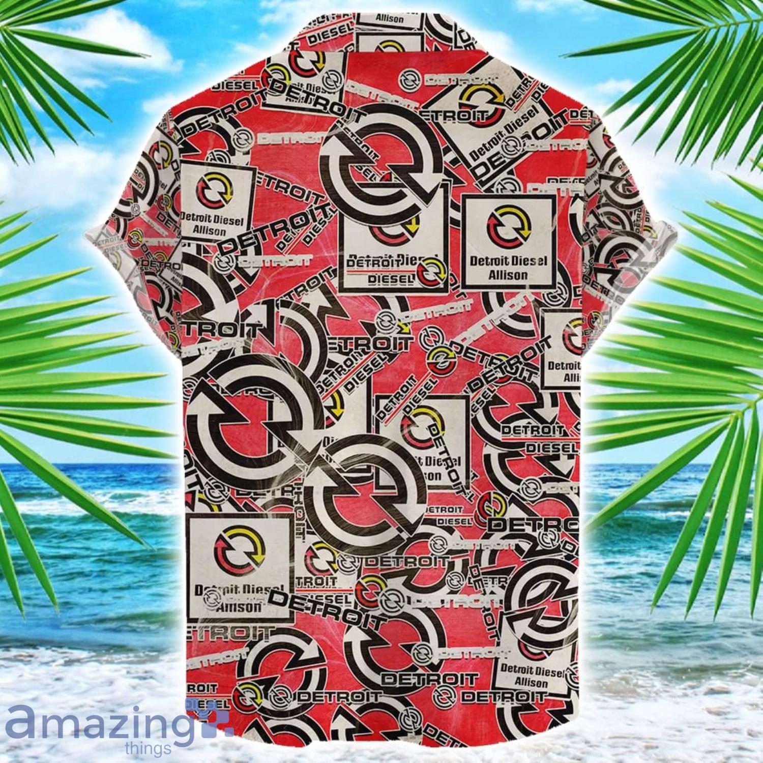 Detroit Diesel Hawaii All Printed Tractor Logo Hawaiian Shirt For Men And Women image Detroit Diesel Hawaii All Printed Tractor Logo Hawaiian Shirt For Men And Women Product Photo 2