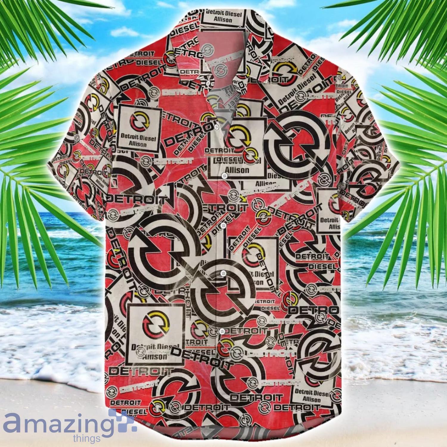 Detroit Diesel Hawaii All Printed Tractor Logo Hawaiian Shirt For Men And Women image Detroit Diesel Hawaii All Printed Tractor Logo Hawaiian Shirt For Men And Women Product Photo 1