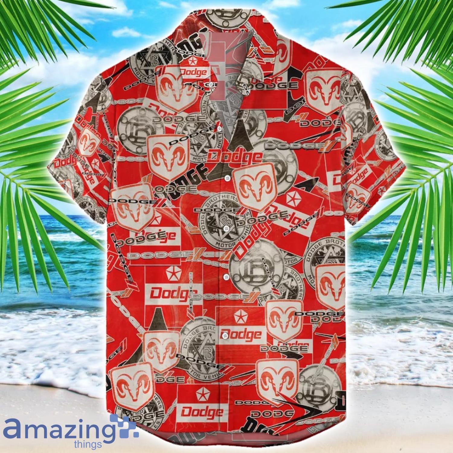 Dodge Car 3D Printing Hawaiian Shirt For Men And Women image Dodge Car 3D Printing Hawaiian Shirt For Men And Women Product Photo 1