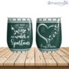 Drink Wine & Watch My Michigan State Spartans Personalized Wine Tumbler