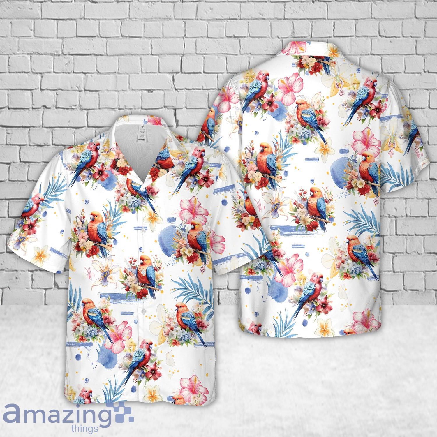 Eastern Rosella Birds Hawaiian Shirt image Eastern Rosella Birds Hawaiian Shirt Product Photo 1