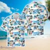 Fiat 500 with Italian racing stripe 3d Hawaiian Shirt