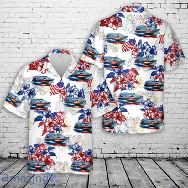 Fishing Boat, 4th Of July Hawaiian Shirt Product Photo 1