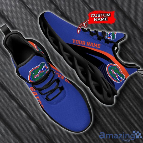 Florida Gators NCAA Max Soul Shoes NCAA Team Lgo Sneakers Custom Name Gift For Fans Product Photo 2