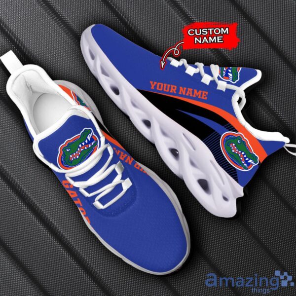 Florida Gators NCAA Max Soul Shoes NCAA Team Lgo Sneakers Custom Name Gift For Fans Product Photo 1