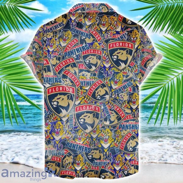 Florida Panthers 3D Printing NHL Team Logo Hawaiian Shirt Unique Gift For Fans Product Photo 2