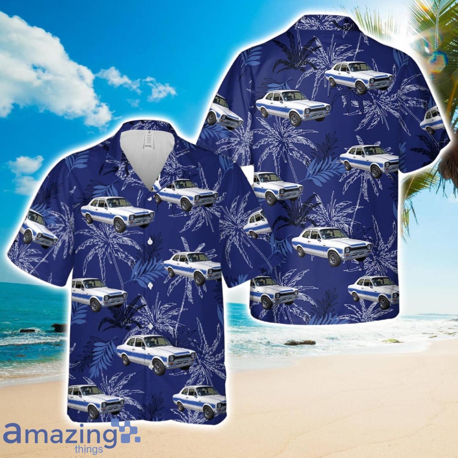Ford Escort RS2000 Mark I Hawaiian Shirt image Ford Escort RS2000 Mark I Hawaiian Shirt Product Photo 1