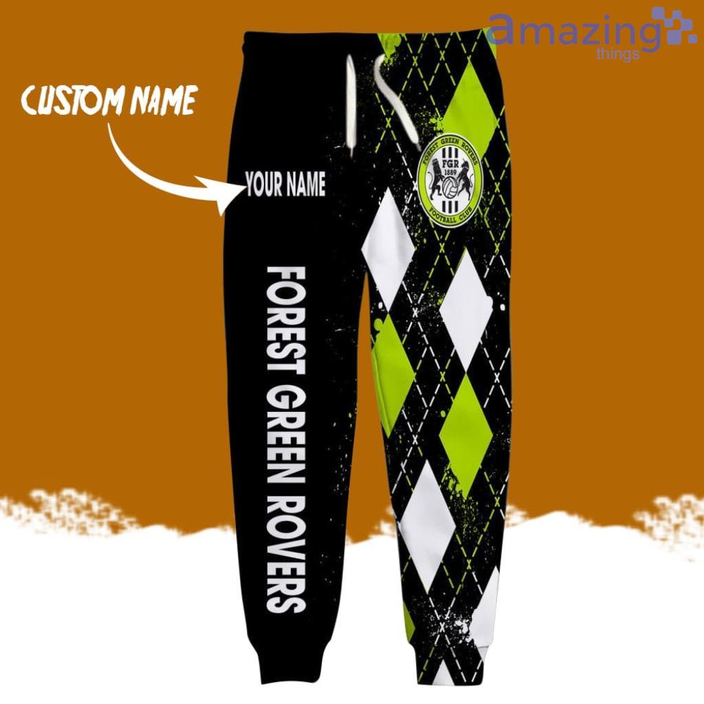 Forest Green Rovers Logo Brand Long Pant 3D Printed Flattering Figure Custom Name Gift image Forest Green Rovers Logo Brand Long Pant 3D Printed Flattering Figure Custom Name Gift Product Photo 2