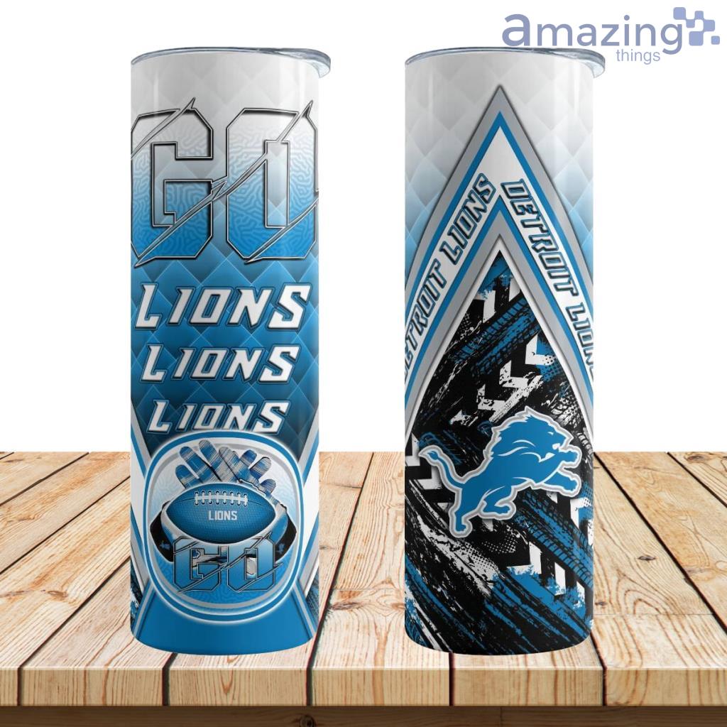 Go Detroit Lions Skinny Tumbler image Go Detroit Lions Skinny Tumbler Product Photo 1
