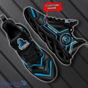 Gold Coast Titans NRL Max Soul Shoes Running Sneakers Custom Name Product Photo 1