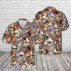 Grebe Bird Hawaiian Shirt