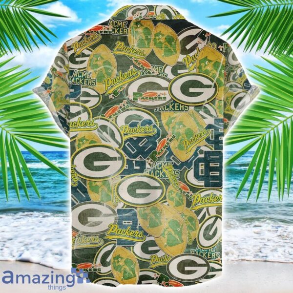 Green Bay Packers NFL Team Logo 3D Hawaiian Shirt Limited For Sports Fans Product Photo 2