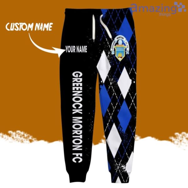 Greenock Morton FC Logo Brand Long Pant 3D Printed Flattering Figure Custom Name Gift Product Photo 1