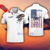 Grumman J2F Duck 3D Aircraft Flag White Polo Shirt For Men And Women Custom Name