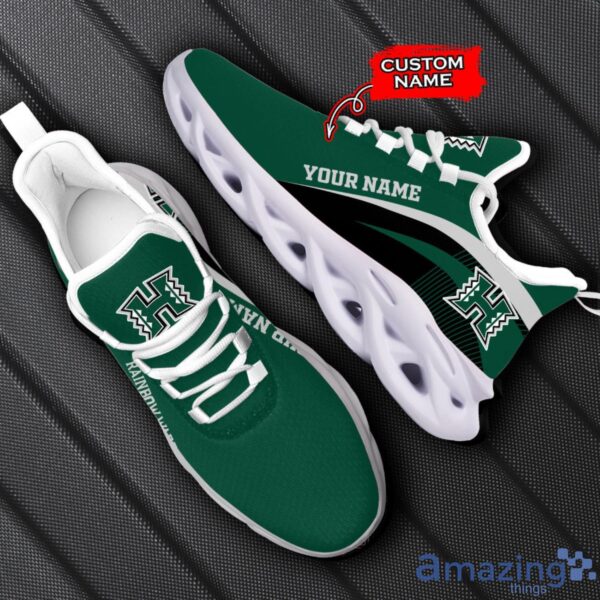 Hawaii Rainbow Warriors NCAA Max Soul Shoes NCAA Team Lgo Sneakers Custom Name Gift For Fans Product Photo 1