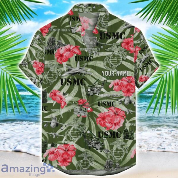 Hawaiian Shirt Military Marine 01 3D Hawaii Summer Gift Product Photo 1