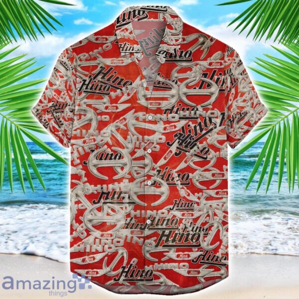 Hino 3D Printing Truck Logo Hawaiian Shirt For Men And Women Product Photo 1