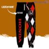 Honda Logo Brand Long Pant 3D Printed Flattering Figure Custom Name Gift