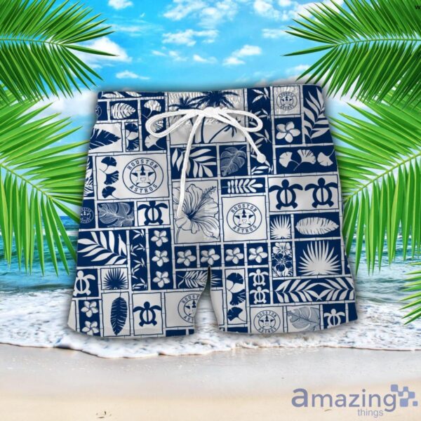 Houston Astros Beach Combo Hawaiian Shirt And Shorts For Fans Product Photo 2