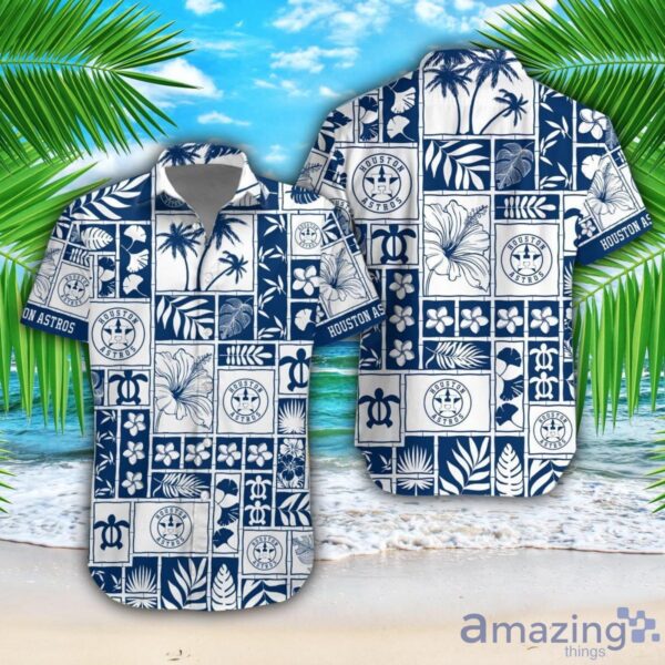 Houston Astros Beach Combo Hawaiian Shirt And Shorts For Fans Product Photo 1