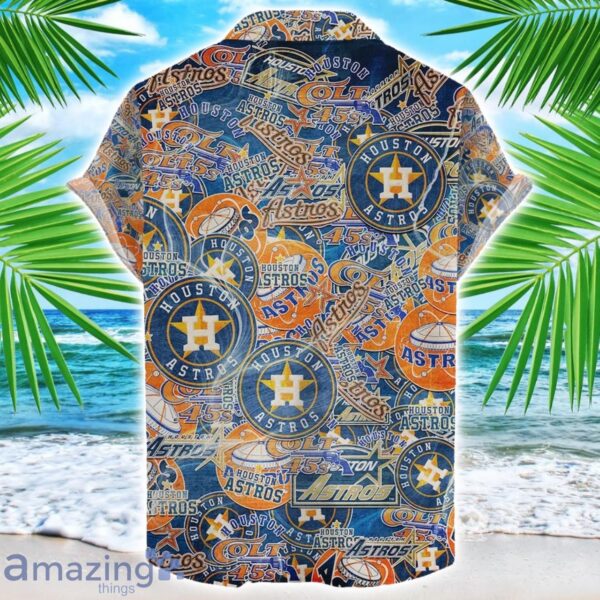 Houston Astross 3D Printing MLB Team Logo Hawaiian Shirt Unique Gift For Fans Product Photo 2