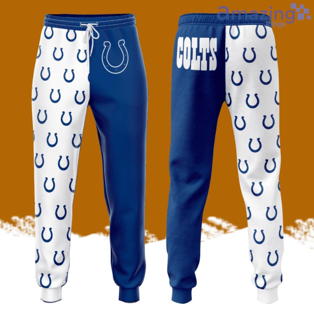 Indianapolis Colts Football Team All Over Print 3D Long Pants image Indianapolis Colts Football Team All Over Print 3D Long Pants Product Photo 1