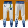 Indianapolis Colts Grinch Christmas Pattern All Over Print 3D Casual Unisex All Over Print 3D Long Pants White